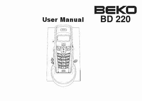 Beko Cordless Telephone BD 220-page_pdf